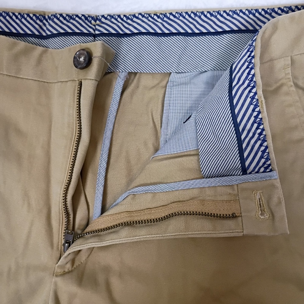 Joseph A Bank Men's Reserve Khaki Pants size 34 x 30 Tailored Fit Fits 34x29 - Picture 7 of 14